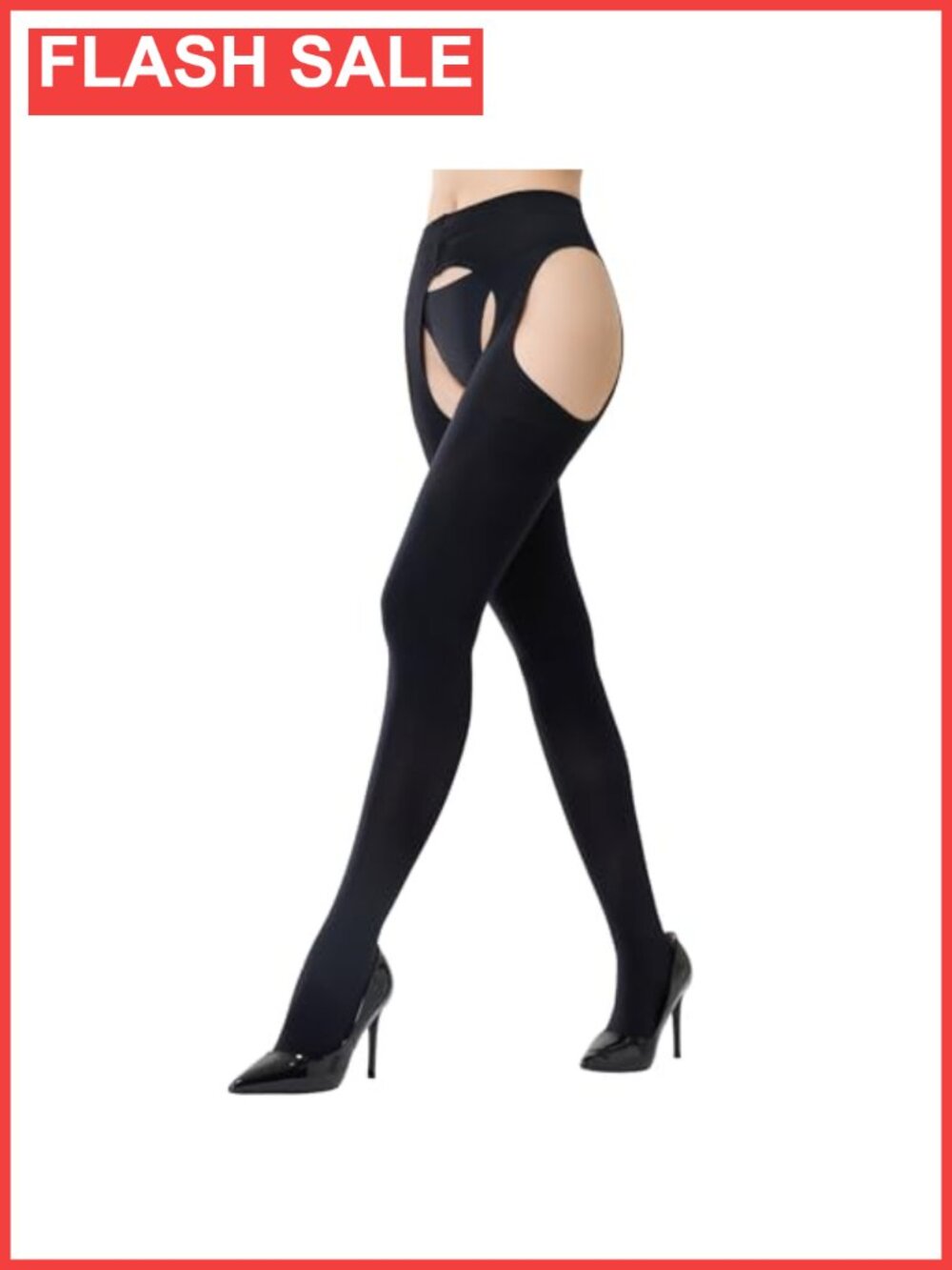Opaque Garter Tights 60D Suspender Pantyhose Thigh High Stockings